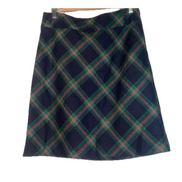 Talbots Women's Pencil Skirt Size 8 Plaid Wool Blend Office Academia Career - Picture 1 of 9